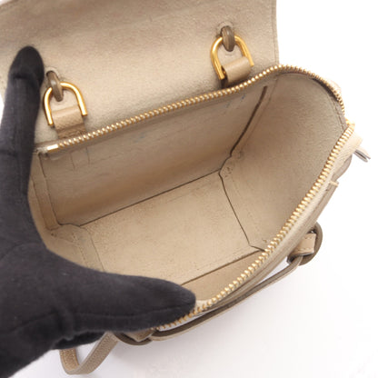 PICO BELT BAG ピコ ベルトバッグ 2WAY ハンドバッグ レザー ベージュ セリーヌ