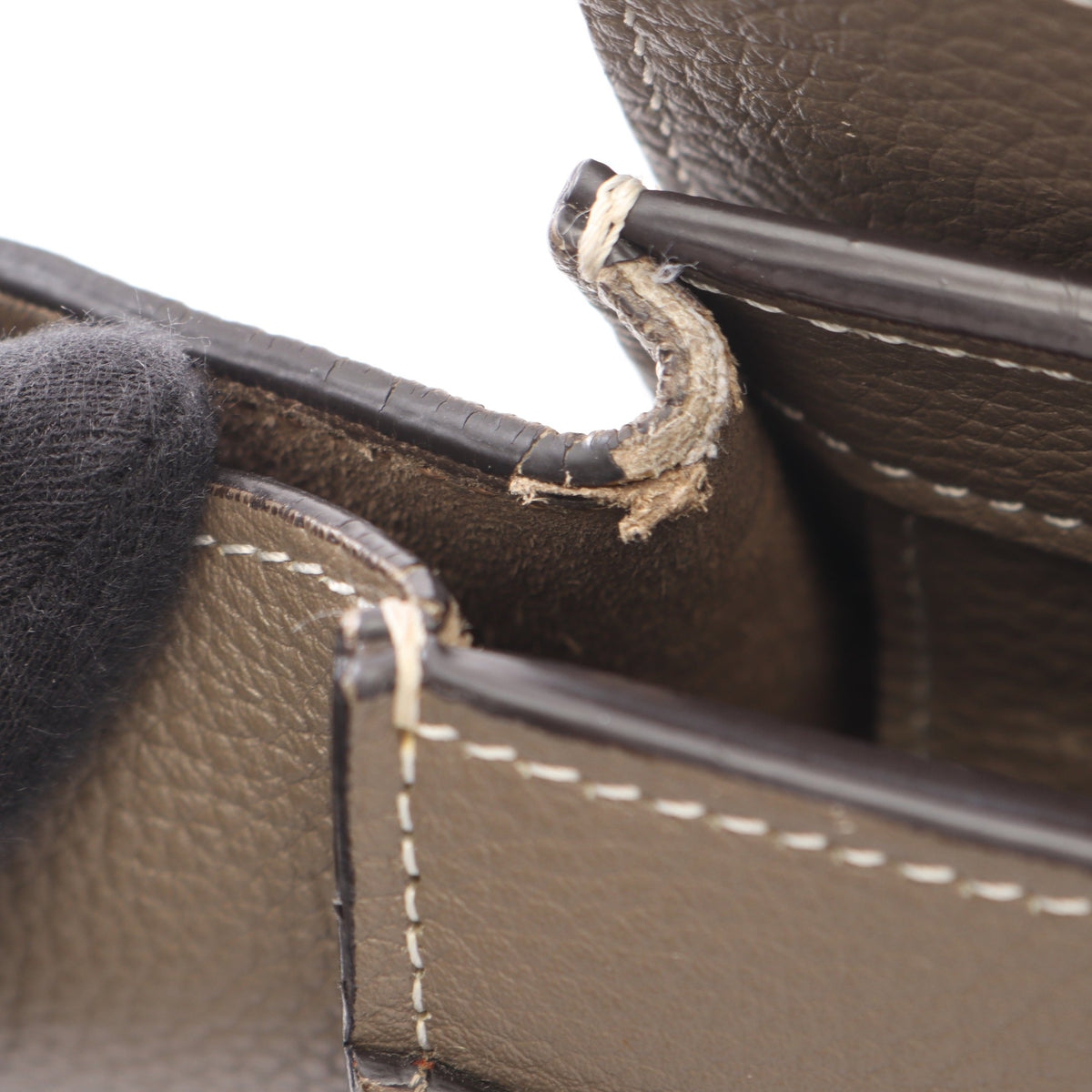ラゲージ マイクロショッパー ハンドバッグ トートバッグ レザー グレーベージュ セリーヌ バッグ CELINE