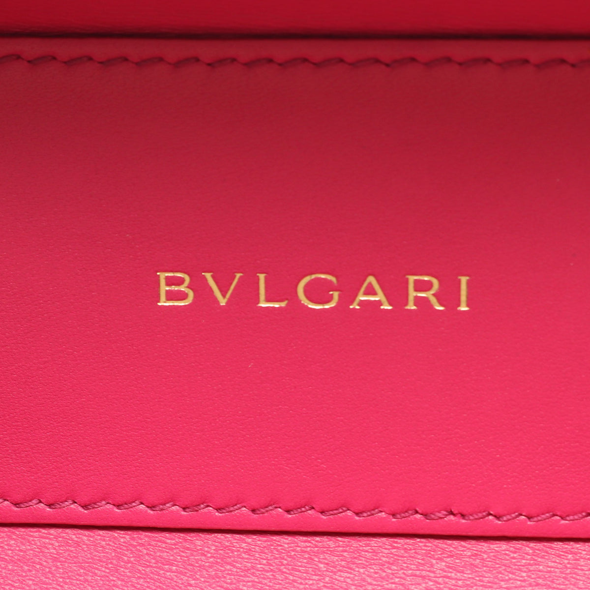 セルペンティ ジュエリーボックス 2WAY バニティバッグ ハンドバッグ レザー レッド ブルガリ バッグ BVLGARI
