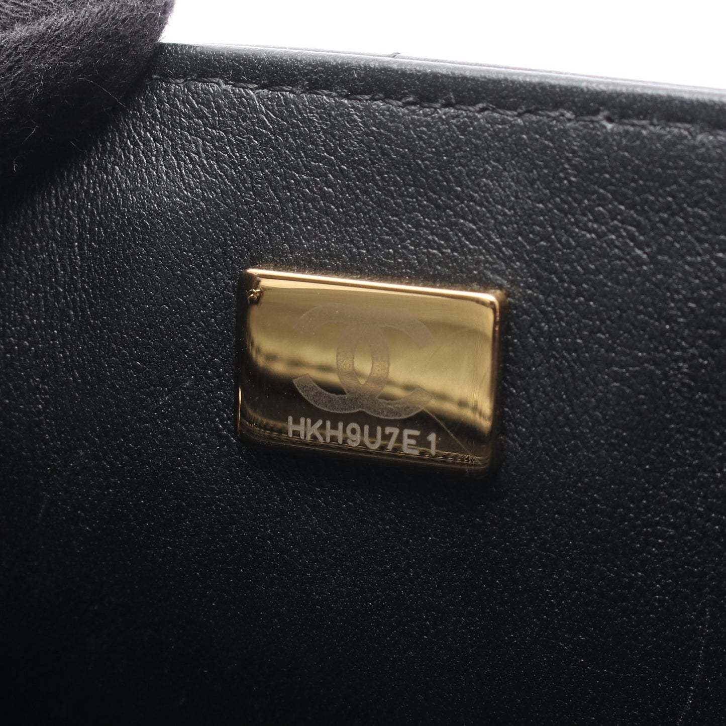チョコバー ミニフラップ チェーンショルダーバッグ レザー ブラック ゴールド金具 シャネル