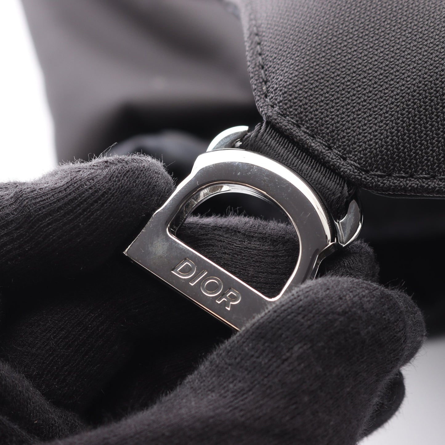 DIOR × LEWIS HAMILTON DIOR8 バックパック リュックサック キャンバス ブラック クリスチャンディオール