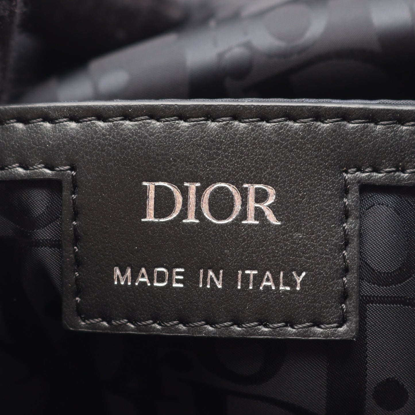 DIOR × LEWIS HAMILTON DIOR8 バックパック リュックサック キャンバス ブラック クリスチャンディオール