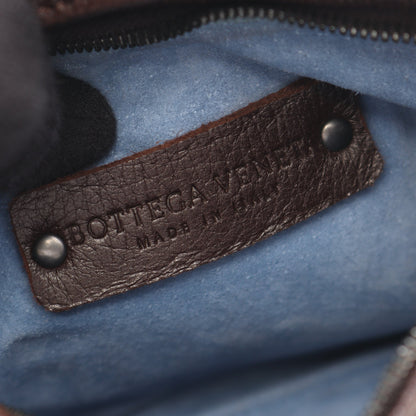 ハンドバッグ レザー ダークブラウン マルチカラー ボッテガヴェネタ