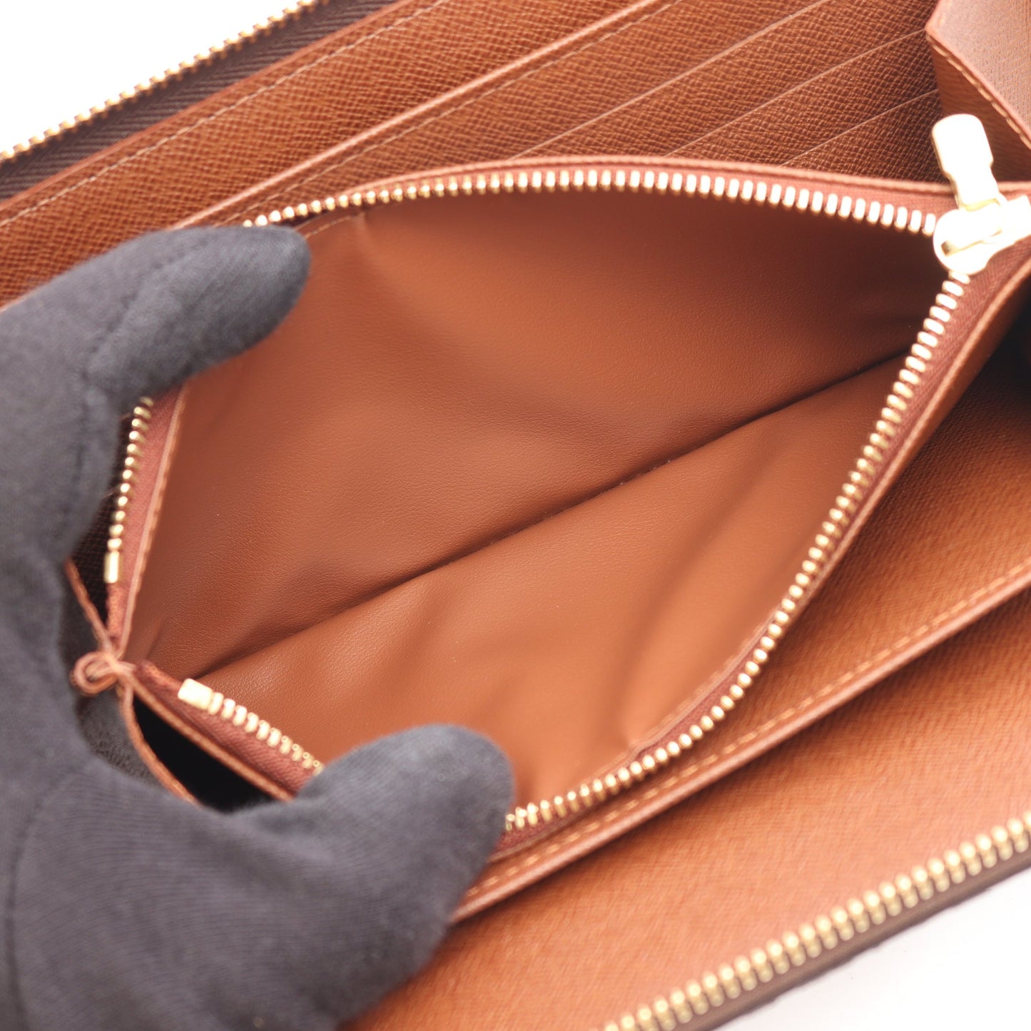 ジッピーオーガナイザー モノグラム ラウンドファスナー長財布 PVC ブラウン ルイヴィトン