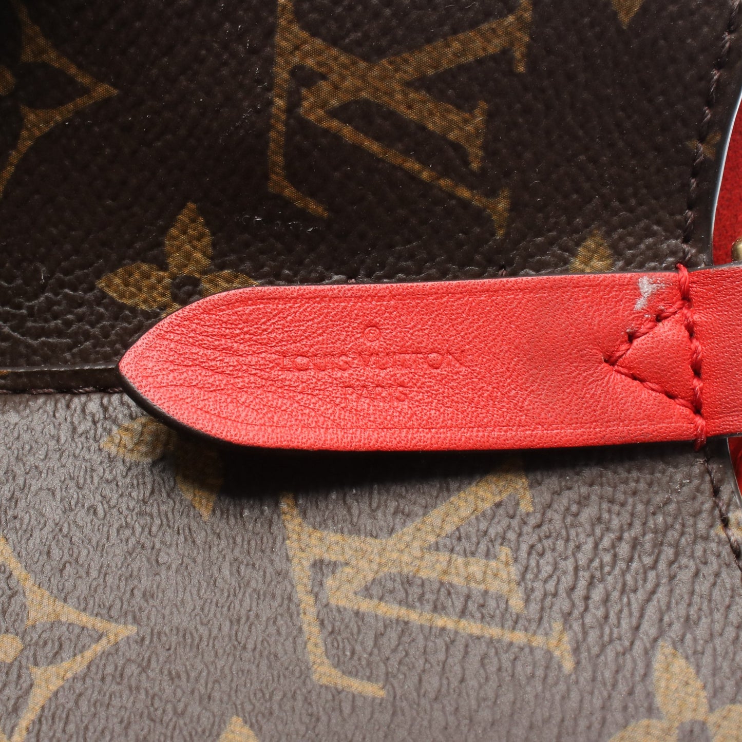 ネオノエ モノグラム コクリコ ショルダーバッグ PVC レザー ブラウン レッド ルイヴィトン バッグ LOUIS VUITTON