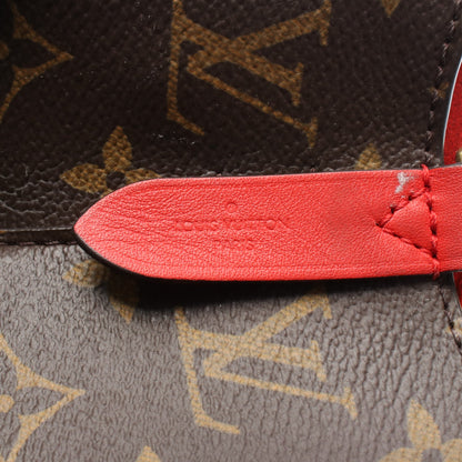 ネオノエ モノグラム コクリコ ショルダーバッグ PVC レザー ブラウン レッド ルイヴィトン バッグ LOUIS VUITTON