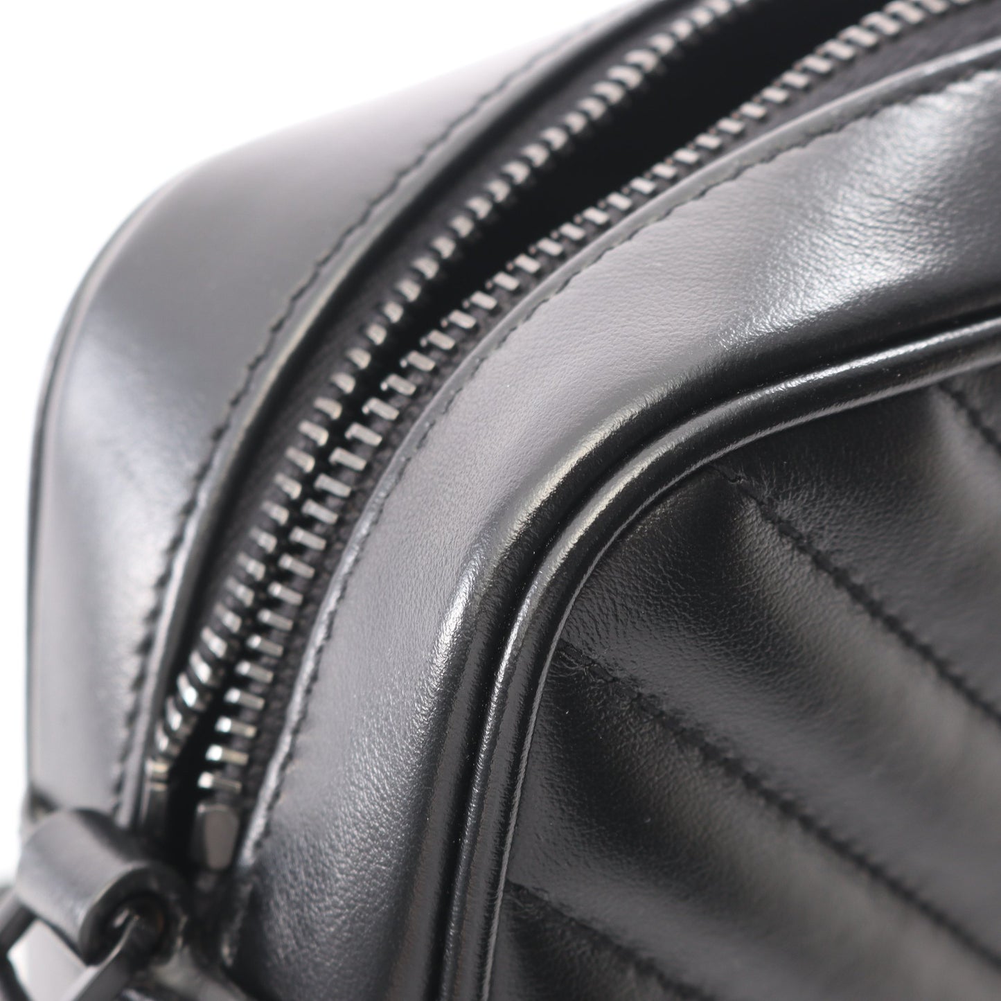 LOU CAMERA BAG ルー カメラバッグ ショルダーバッグ レザー ブラック サンローランパリ