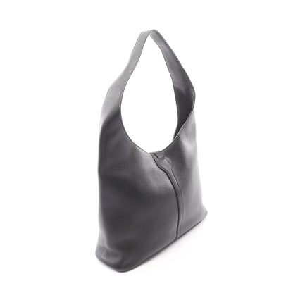 LOCKER NORTH-SOUTH ミディアム ホーボーバッグ ワンショルダーバッグ レザー ブラック バレンシアガ バッグ BALENCIAGA