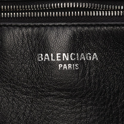LOCKER NORTH-SOUTH ミディアム ホーボーバッグ ワンショルダーバッグ レザー ブラック バレンシアガ バッグ BALENCIAGA