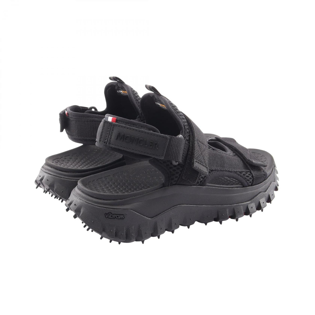 TRAILGRIP VELA サンダル ナイロン ブラック モンクレール シューズ MONCLER