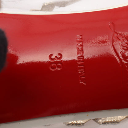 Agritti Cap Toe パンプス PVC ファブリック レザー クリア ブルー ゴールド クリスチャンルブタン シューズ Christian Louboutin