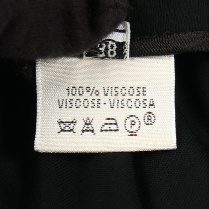 ノースリーブ ラップワンピース ビスコース ブラック エルメス ワンピース HERMES
