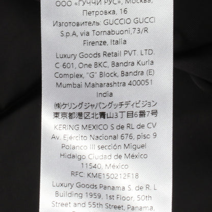 GGキャンバス フード付き リバーシブル 中綿 ジャケット コットン ブラック ベージュ グッチ アウター GUCCI