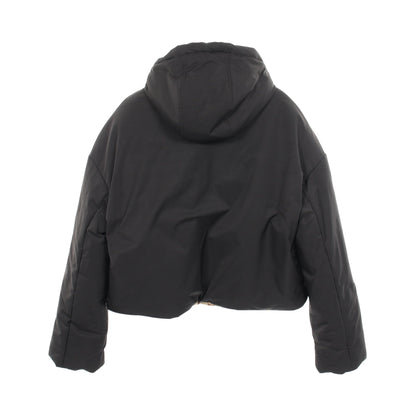 GGキャンバス フード付き リバーシブル 中綿 ジャケット コットン ブラック ベージュ グッチ アウター GUCCI
