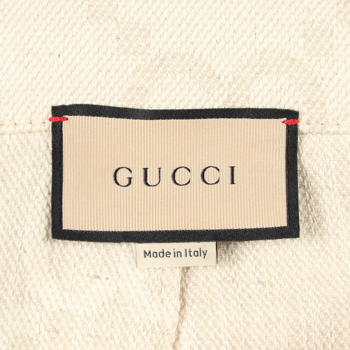 ジャンボGG ショート パンツ コットン リネン オフホワイト グッチ ボトムス GUCCI