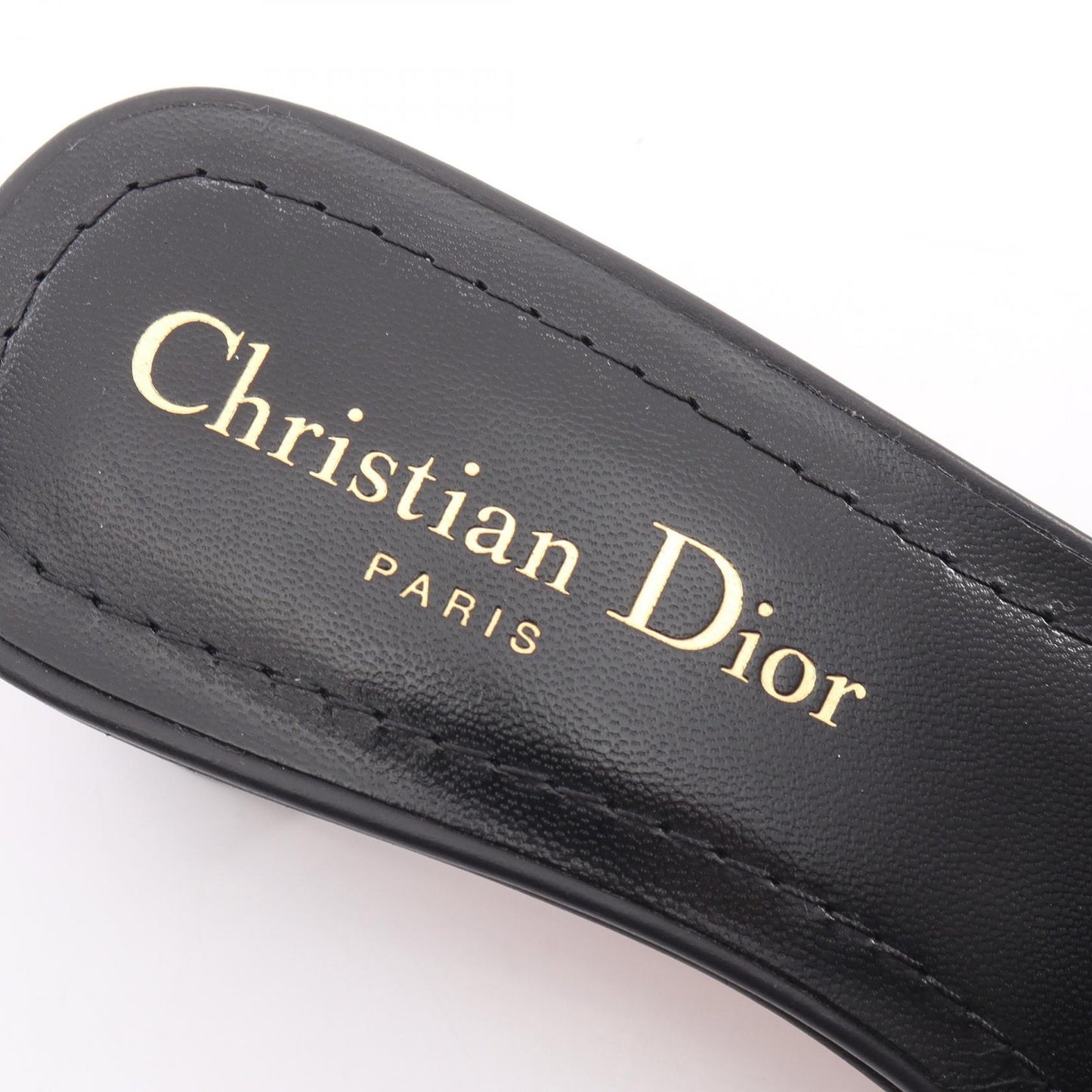 Dway ミュール サンダル キャンバス ネイビー ベージュ クリスチャンディオール シューズ Christian Dior
