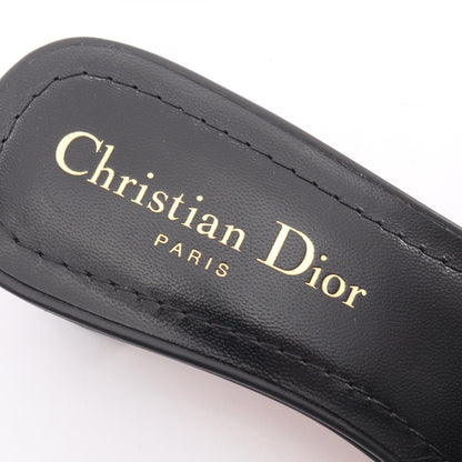 Dway ミュール サンダル キャンバス ネイビー ベージュ クリスチャンディオール シューズ Christian Dior