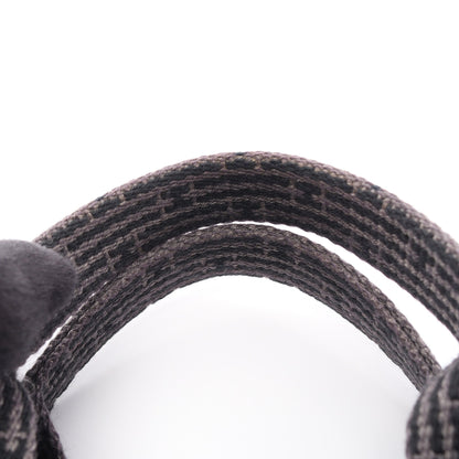 エールラインPM ハンドバッグ トートバッグ ナイロンキャンバス グレー シルバー金具 エルメス