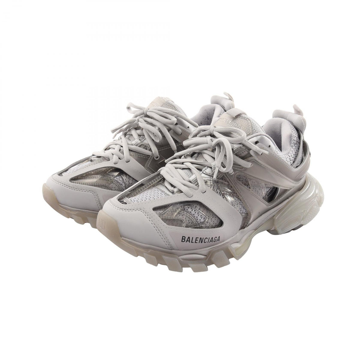 TRACK CLEAR SOLE スニーカー ファブリック ラバー グレー バレンシアガ シューズ BALENCIAGA