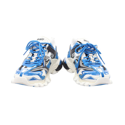 TRACK.2 OPEN SNEAKER トラック2 オープン スニーカー ラバー ファブリック ホワイト ブルー バレンシアガ シューズ BALENCIAGA
