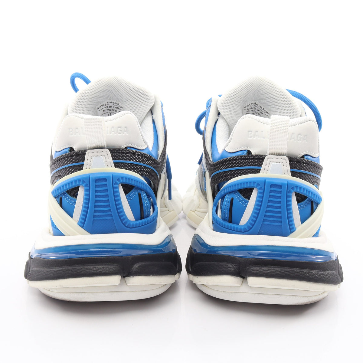 TRACK.2 OPEN SNEAKER トラック2 オープン スニーカー ラバー ファブリック ホワイト ブルー バレンシアガ シューズ BALENCIAGA