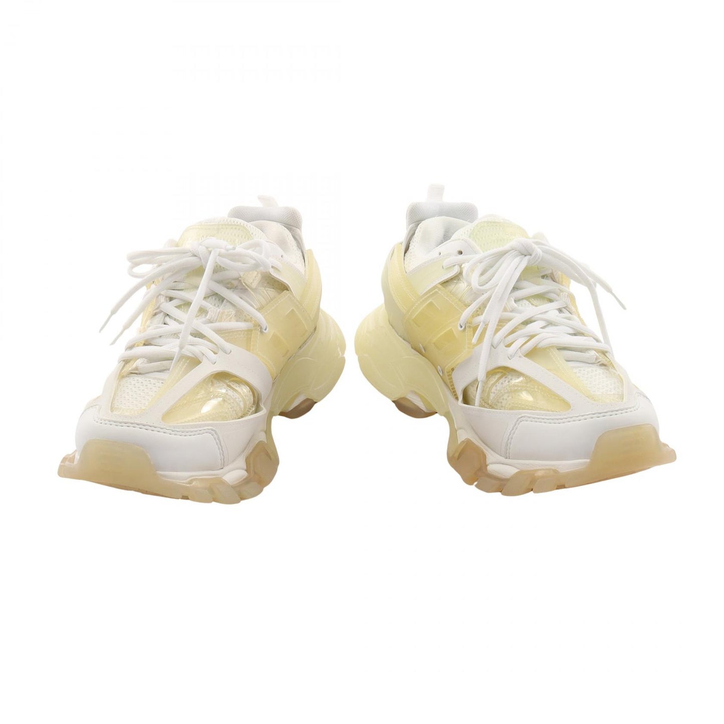 TRACK CLEAR SOLE スニーカー ファブリック ラバー ホワイト アイボリー バレンシアガ シューズ BALENCIAGA