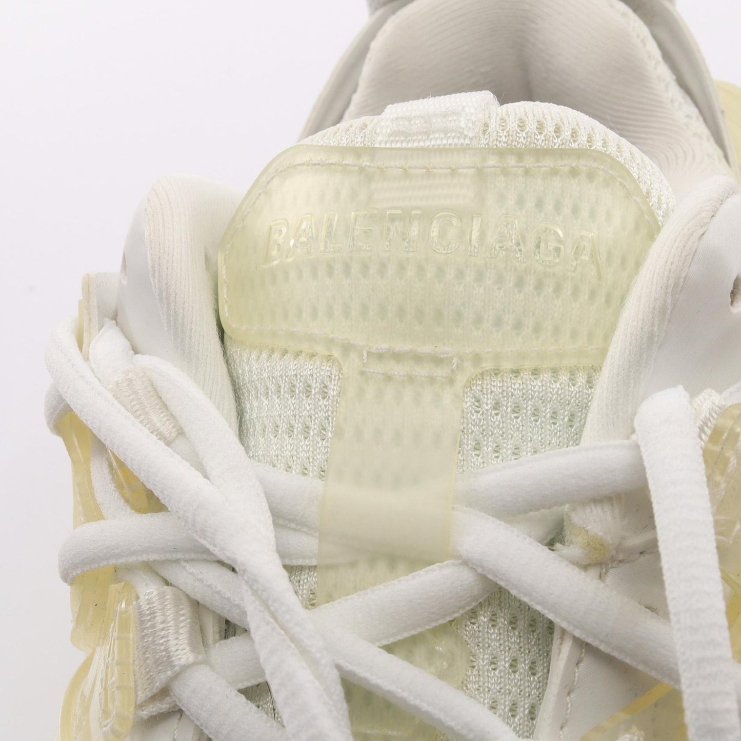 TRACK CLEAR SOLE スニーカー ファブリック ラバー ホワイト アイボリー バレンシアガ シューズ BALENCIAGA