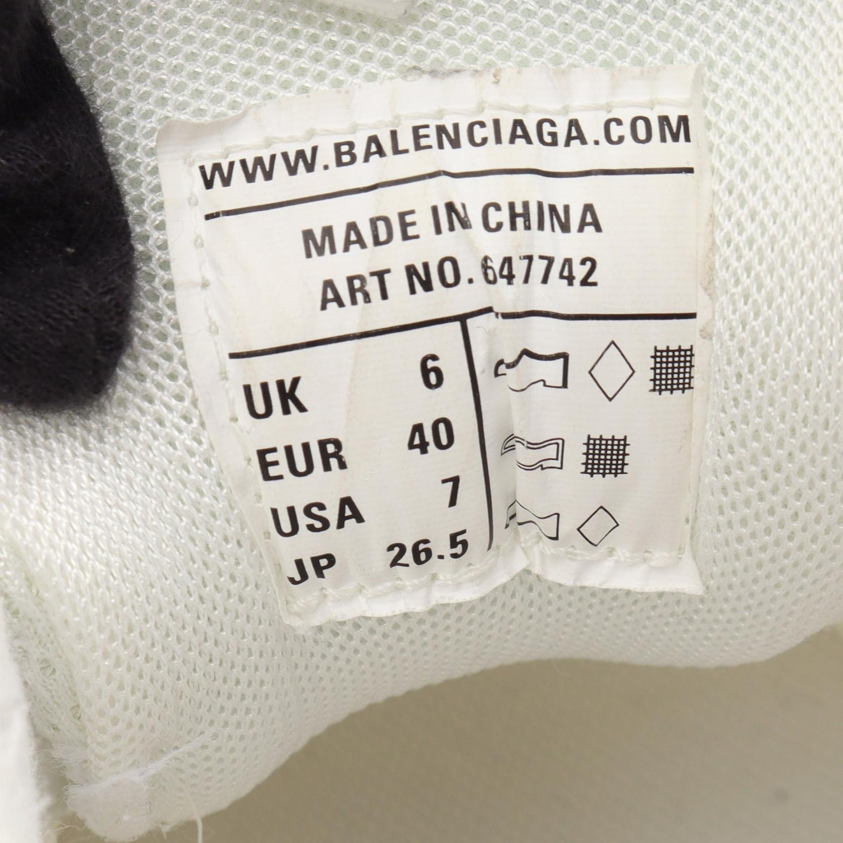 TRACK CLEAR SOLE スニーカー ファブリック ラバー ホワイト アイボリー バレンシアガ シューズ BALENCIAGA