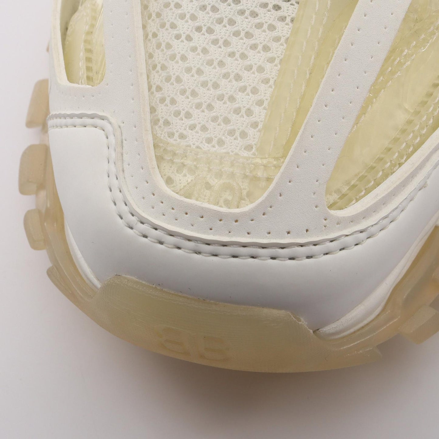 TRACK CLEAR SOLE スニーカー ファブリック ラバー ホワイト アイボリー バレンシアガ シューズ BALENCIAGA