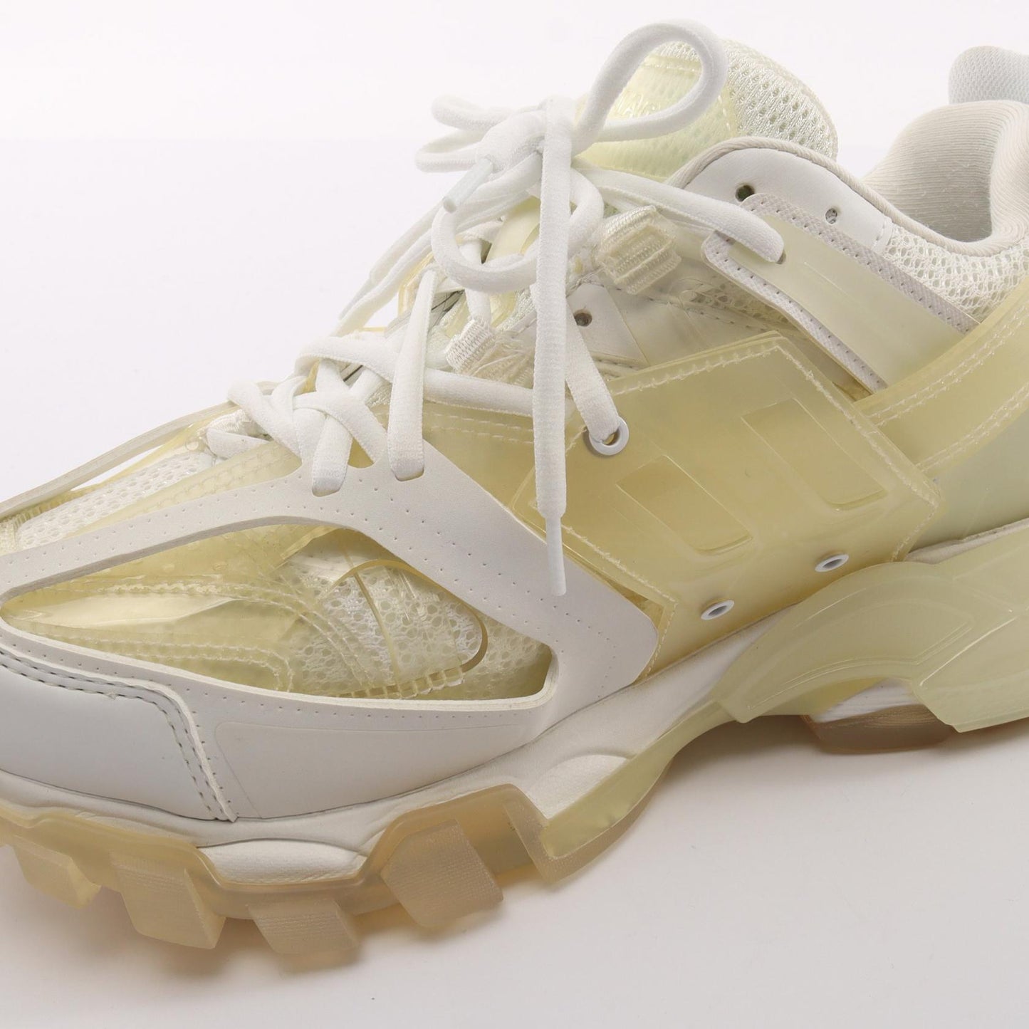 TRACK CLEAR SOLE スニーカー ファブリック ラバー ホワイト アイボリー バレンシアガ シューズ BALENCIAGA