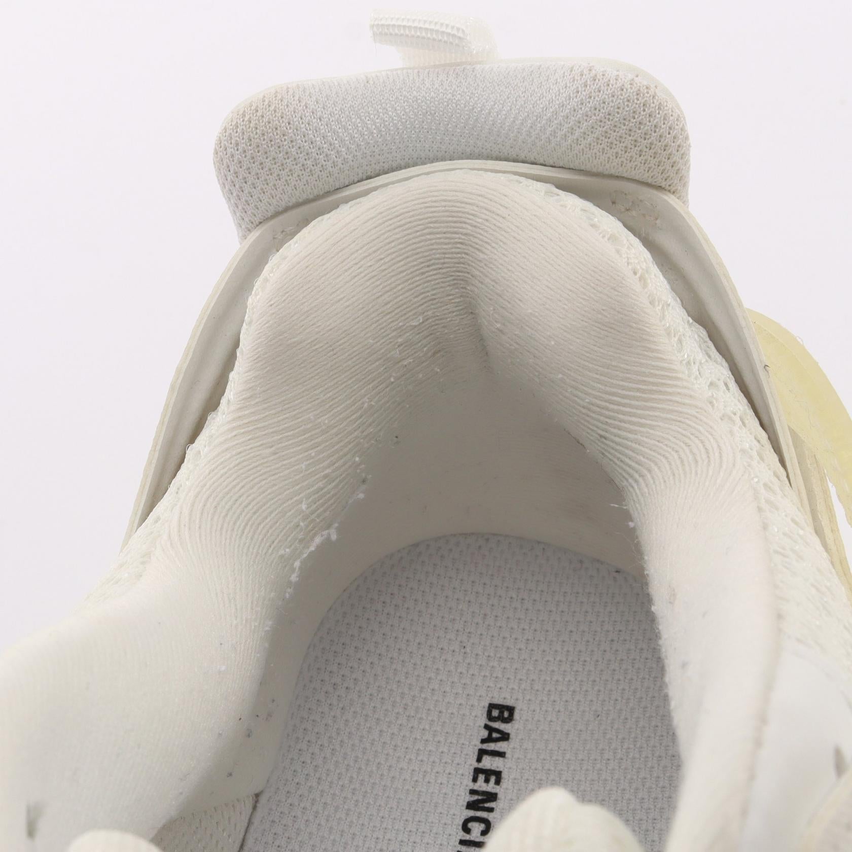 TRACK CLEAR SOLE スニーカー ファブリック ラバー ホワイト アイボリー バレンシアガ シューズ BALENCIAGA