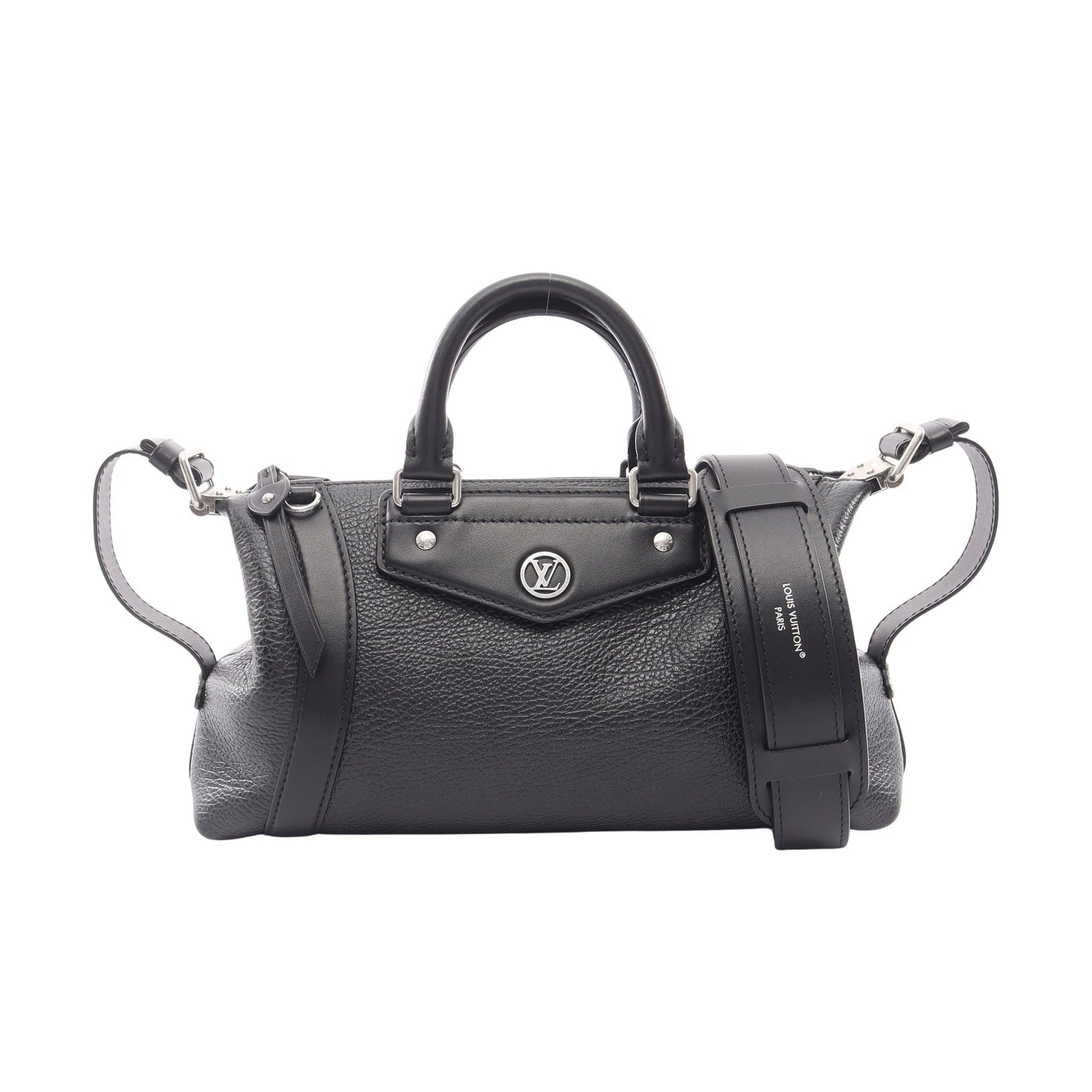 LV バイカーPM ノワール 2WAY ハンドバッグ レザー ブラック ルイヴィトン