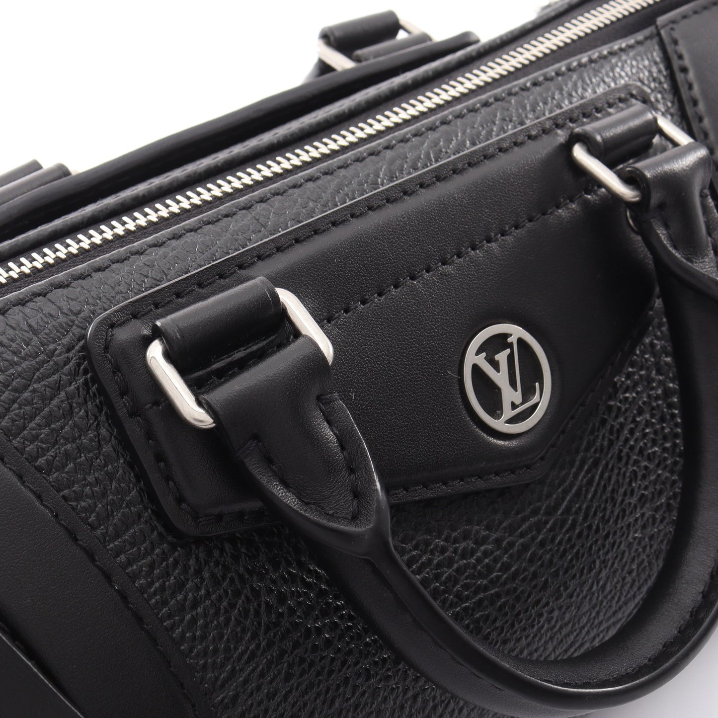LV バイカーPM ノワール 2WAY ハンドバッグ レザー ブラック ルイヴィトン