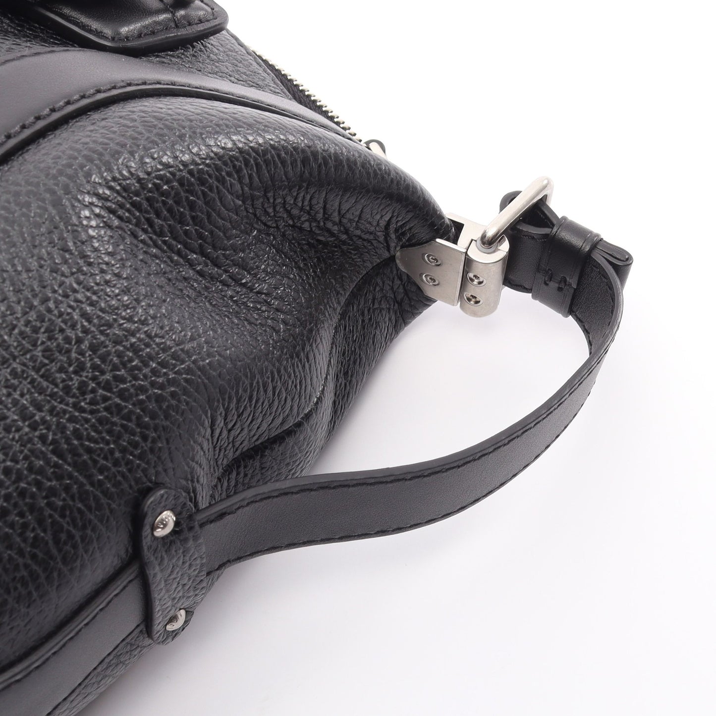 LV バイカーPM ノワール 2WAY ハンドバッグ レザー ブラック ルイヴィトン