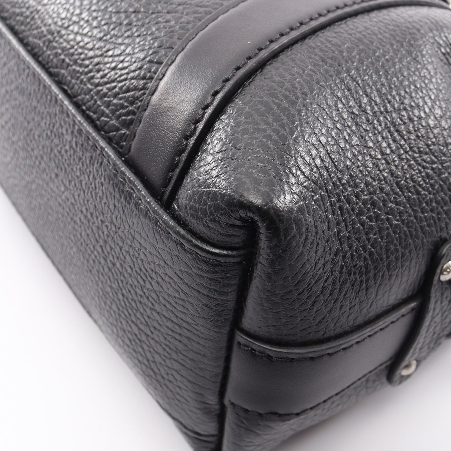 LV バイカーPM ノワール 2WAY ハンドバッグ レザー ブラック ルイヴィトン