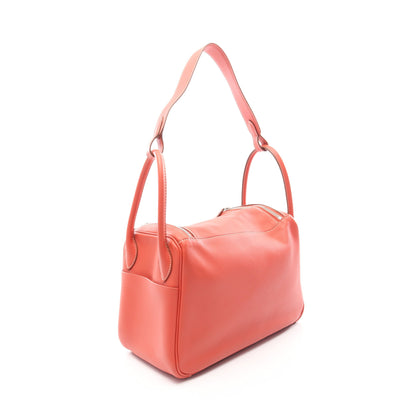 リンディ30 ロージー ショルダーバッグ ヴォースイフト コーラルオレンジ シルバー金具 □R刻印 エルメス