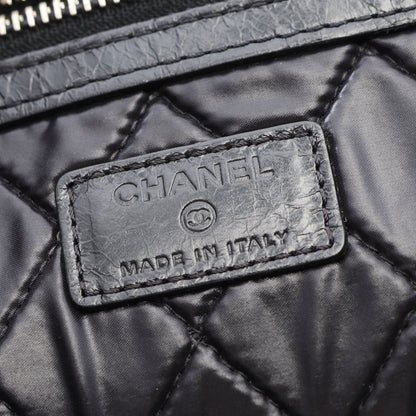 ココマーク クラッチバッグ レザー ブラック シルバー金具 シャネル