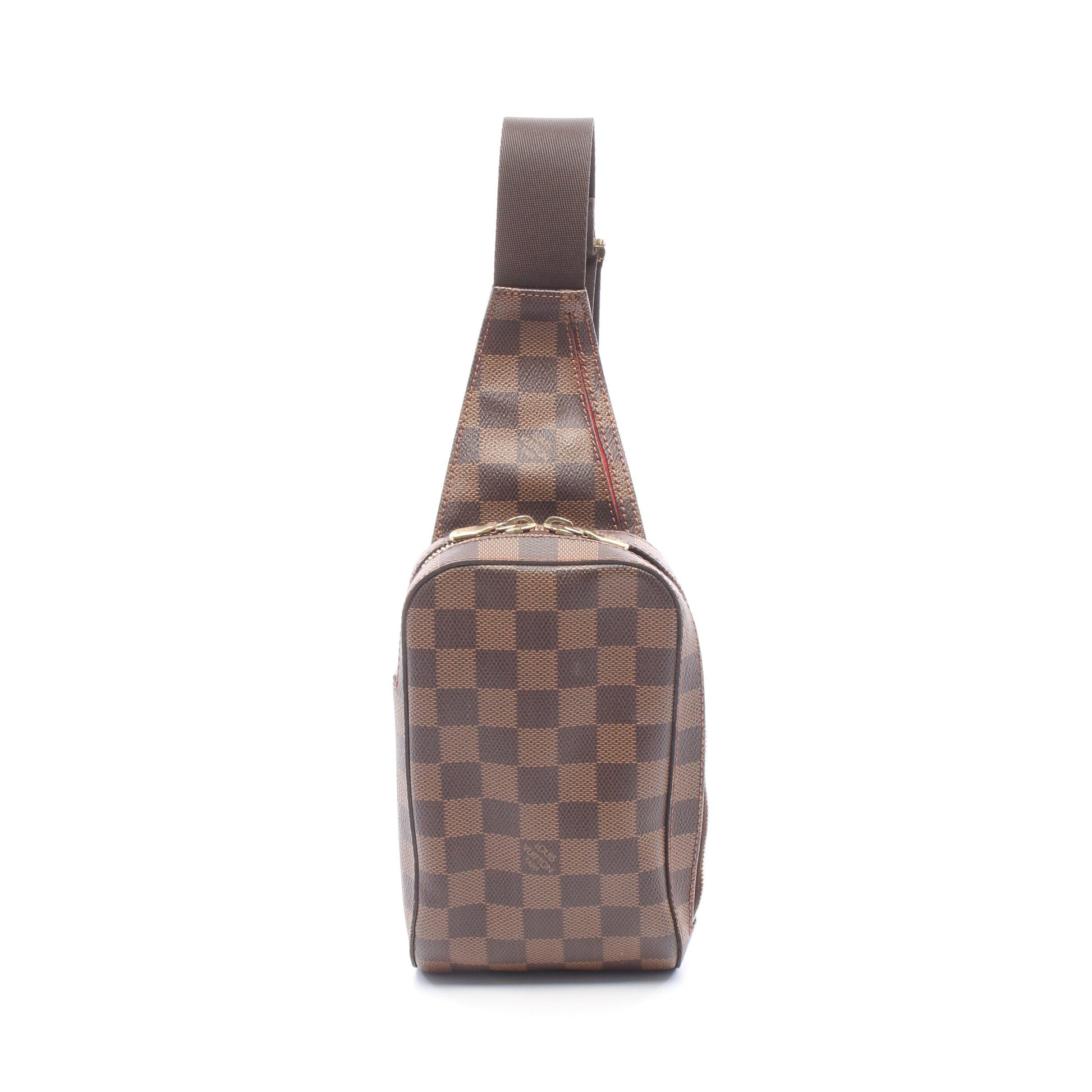 ジェロニモス ダミエエベヌ ボディバッグ PVC ブラウン ルイヴィトン バッグ LOUIS VUITTON