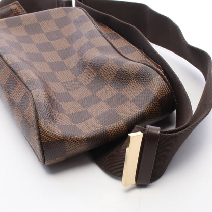 ジェロニモス ダミエエベヌ ボディバッグ PVC ブラウン ルイヴィトン バッグ LOUIS VUITTON