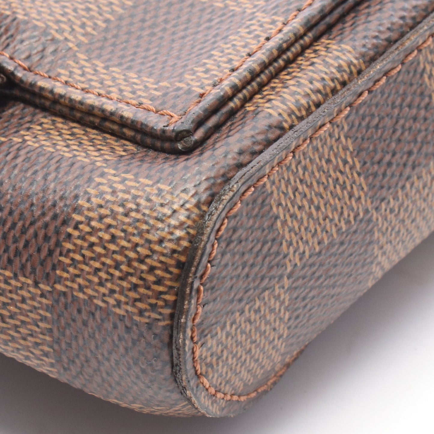 ジェロニモス ダミエエベヌ ボディバッグ PVC ブラウン ルイヴィトン バッグ LOUIS VUITTON