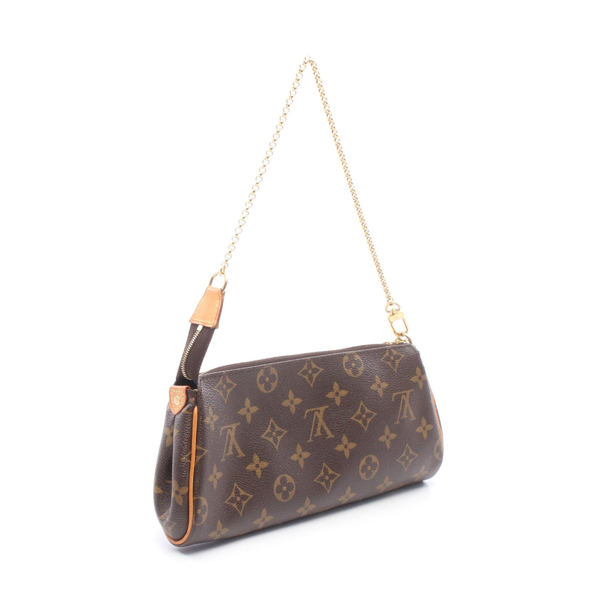 エヴァ モノグラム 2WAY チェーンショルダーバッグ PVC レザー ブラウン ルイヴィトン バッグ LOUIS VUITTON