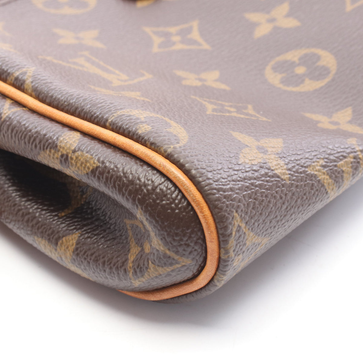 エヴァ モノグラム 2WAY チェーンショルダーバッグ PVC レザー ブラウン ルイヴィトン バッグ LOUIS VUITTON