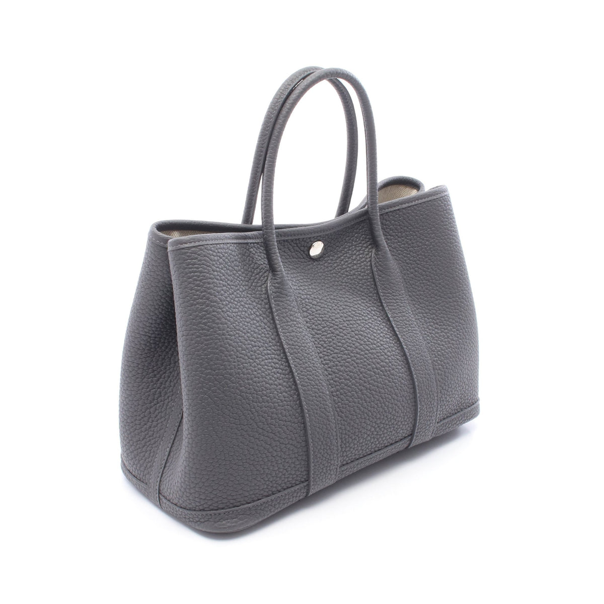 ガーデンパーティTPM グリミスティ ハンドバッグ トートバッグ ネゴンダ グレー シルバー金具 K刻印 エルメス バッグ HERMES