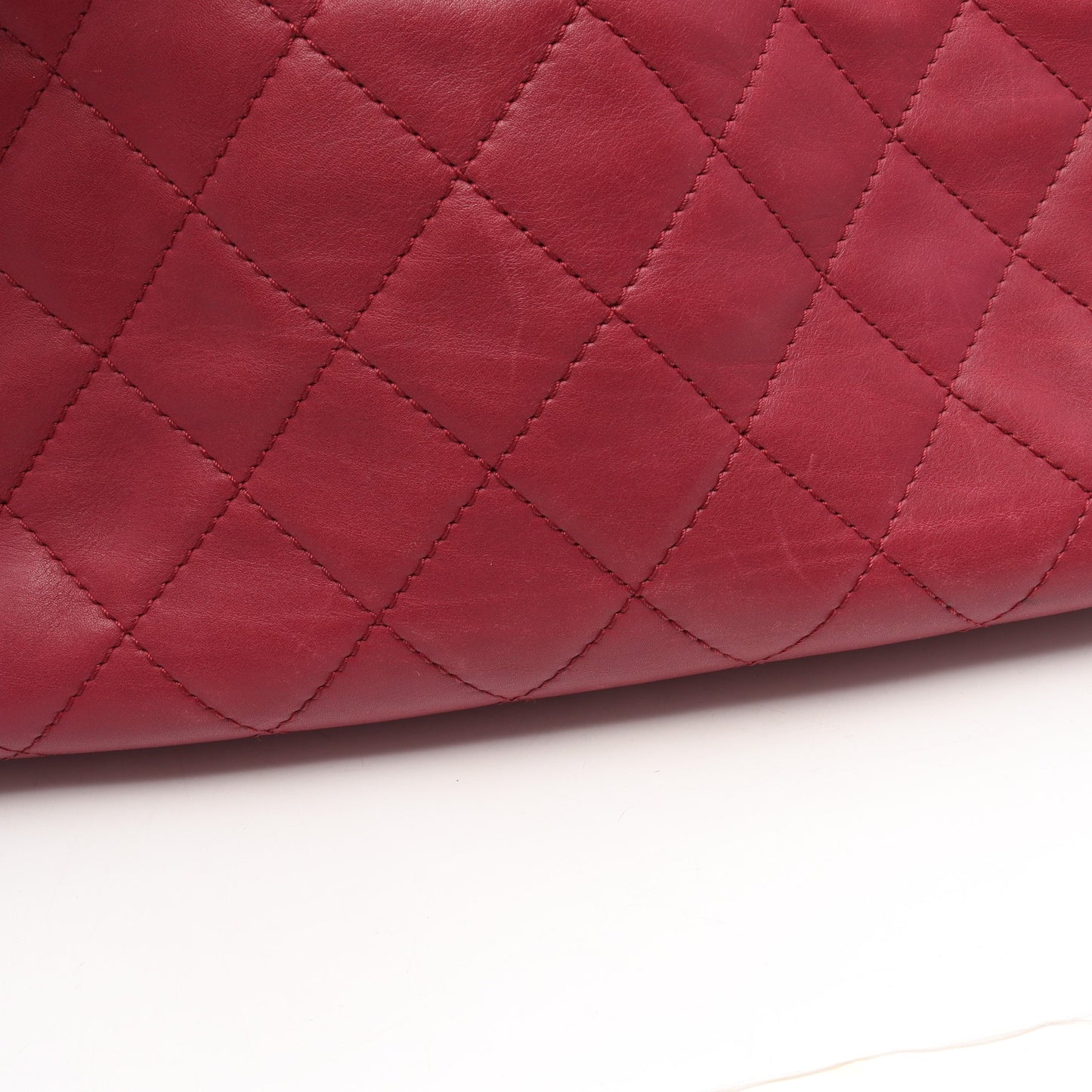 マトラッセ 2WAY チェーンショルダーバッグ チェーントートバッグ レザー ピンク シルバー金具 シャネル