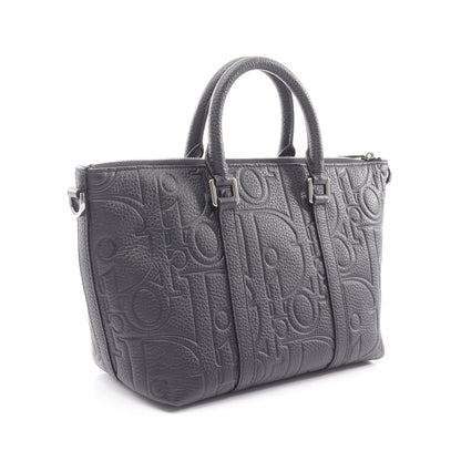 Weekender 25 ディオール グラビティ 2WAY ハンドバッグ レザー ブラック ディオール