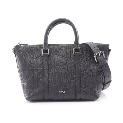 Weekender 25 ディオール グラビティ 2WAY ハンドバッグ レザー ブラック ディオール
