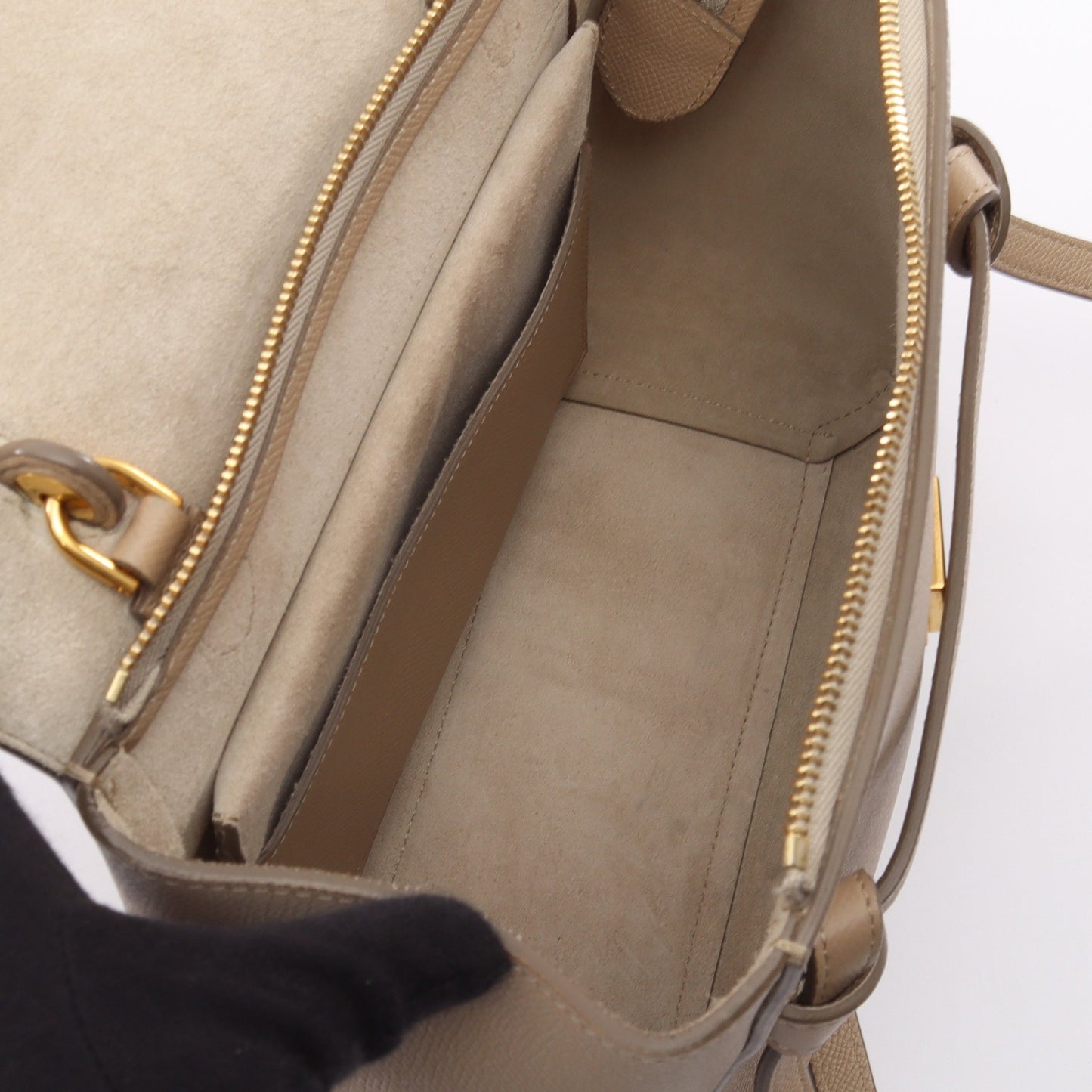 BELT BAG MICRO ベルトバッグ マイクロ 2WAY ハンドバッグ レザー ベージュ セリーヌ