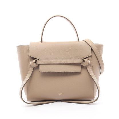 BELT BAG MICRO ベルトバッグ マイクロ 2WAY ハンドバッグ レザー ベージュ セリーヌ