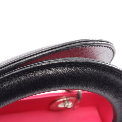LADY DIOR レディディオール カナージュ 2WAY ハンドバッグ レザー ピンク ライトパープル ブラック クリスチャンディオール
