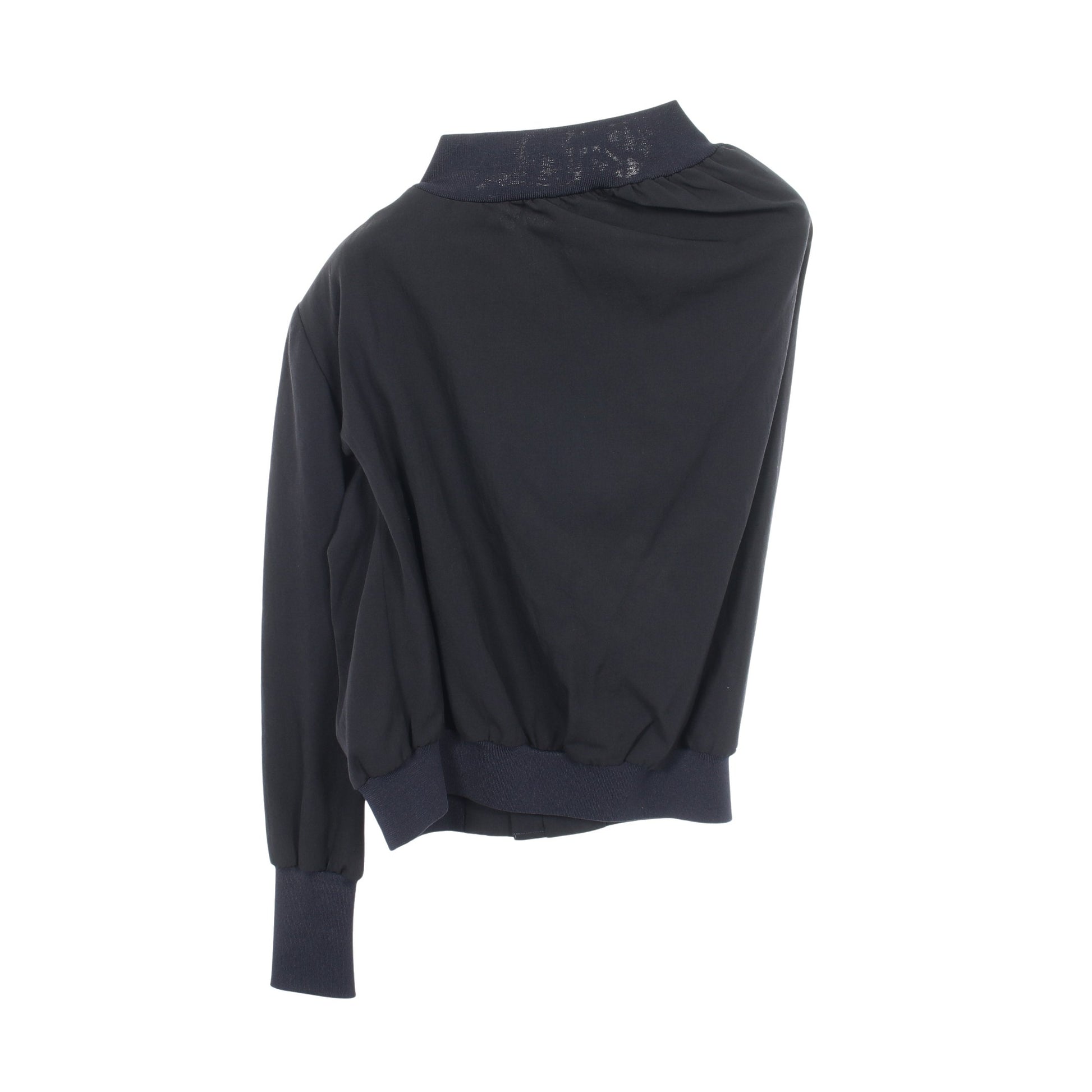 片袖 ジャケット ウール ネイビー ヨウジヤマモト アウター Yohji Yamamoto